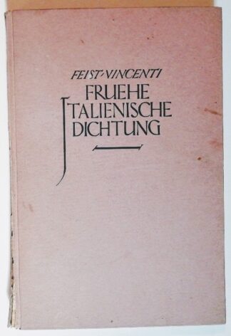 Frühe italienische Dichtung – dt./ital.,