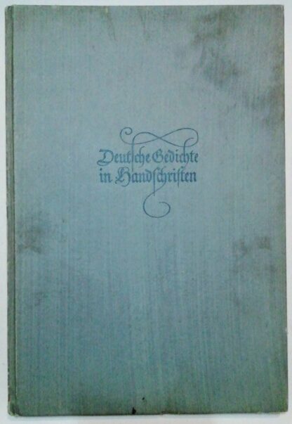Deutsche Gedichte in Handschriften.