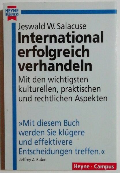 International erfolgreich verhandeln.