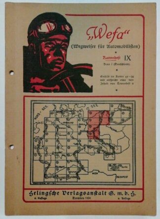 Wefa – Wegweiser für Automobilisten – Kartenheft IX.