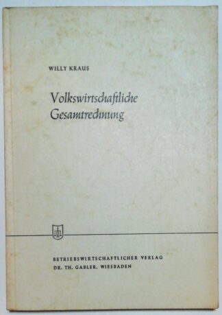 Volkswirtschaftliche Gesamtrechnung.