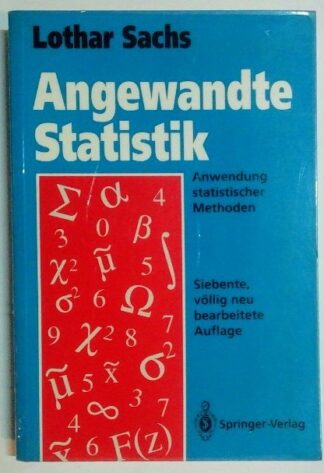 Angewandte Statistik –  Anwendung statistischer Methoden.