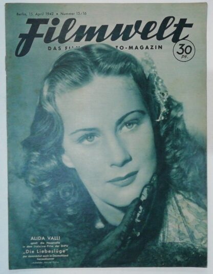 Filmwelt – Das Film- und Foto-Magazin 15. April 1942 – Nr. 15/16.