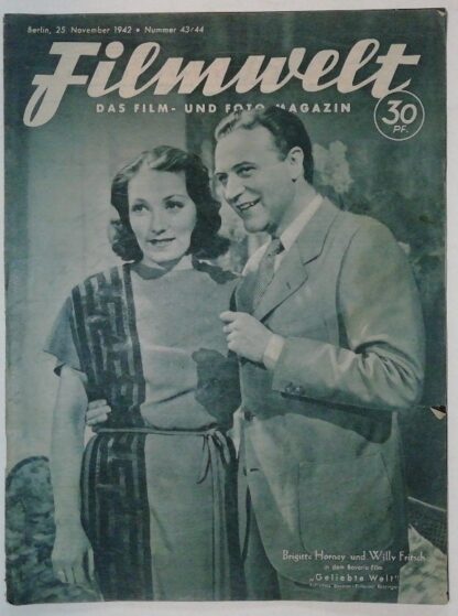 Filmwelt – Das Film- und Foto-Magazin 25. November 1942 – Nr. 43/44.