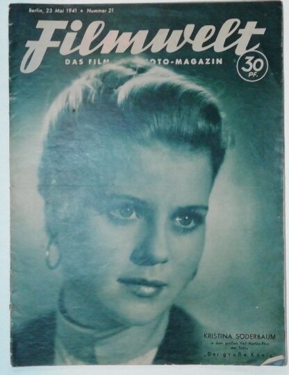 Filmwelt – Das Film- und Foto-Magazin 23. Mai 1941 – Nr. 21.