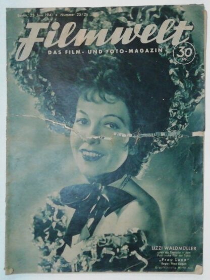 Filmwelt – Das Film- und Foto-Magazin 25. Juni 1941 – Nr. 25/26.
