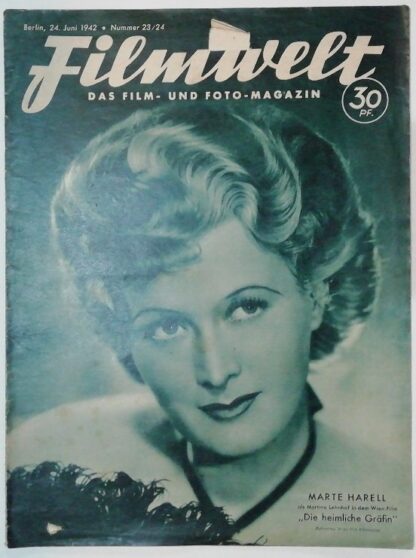 Filmwelt – Das Film- und Foto-Magazin 24. Juni 1942 – Nr. 23/24.