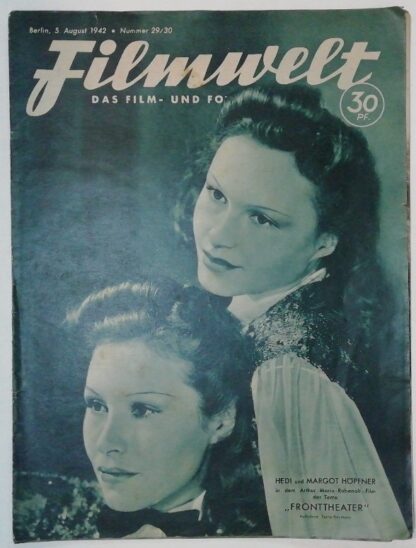 Filmwelt – Das Film- und Foto-Magazin 5. August 1942 – Nr. 29/30.