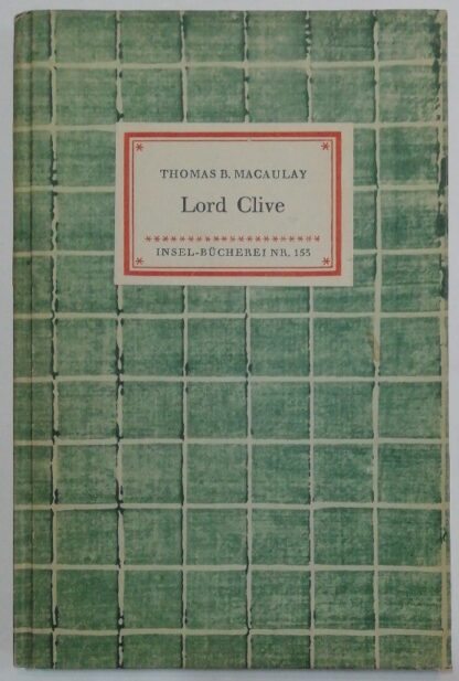 Lord Clive – Ein Essay [Insel-Bücherei Nr. 153].