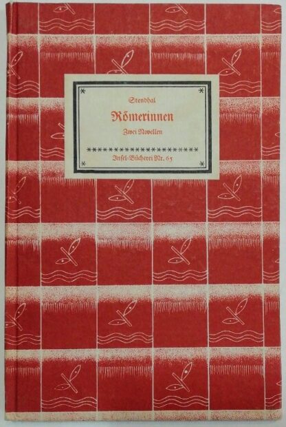 Römerinnen - Zwei Novellen [Insel-Bücherei Nr. 65].