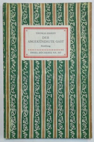 Der angekündigte Gast – Erzählung [Insel-Bücherei Nr. 307].