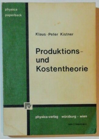 Produktions- und Kostentheorie.