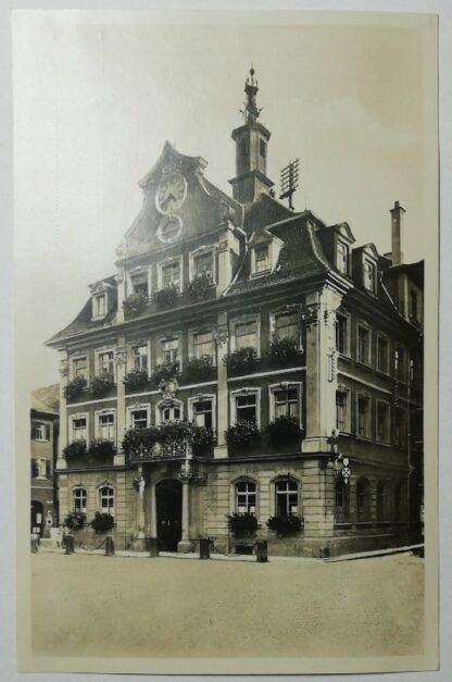 Ansichtskarte Schwäbisch Gmünd – Rathaus [ungelaufen].