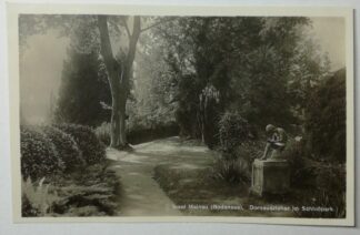 Ansichtskarte Insel Mainau (Bodensee) – Dornauszieher im Schloßpark [ungelaufen].