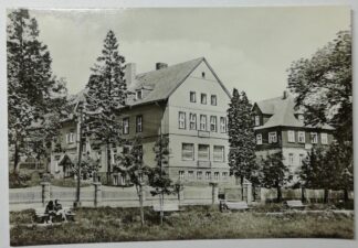 Ansichtskarte Höhenluftkurort Schierke (Harz) FDGB-Erholungsheim “August Bebel” und “Olympia” [ungelaufen].