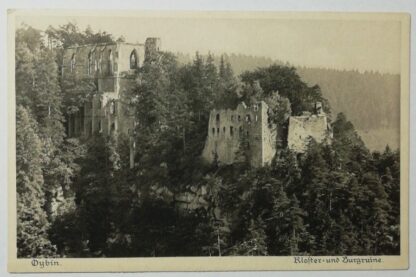 Ansichtskarte Oybin – Kloster- und Burgruine [ungelaufen].