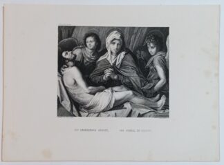 Die Grablegung Christi – The Burial of Christ – Stahlstich 1871. 3